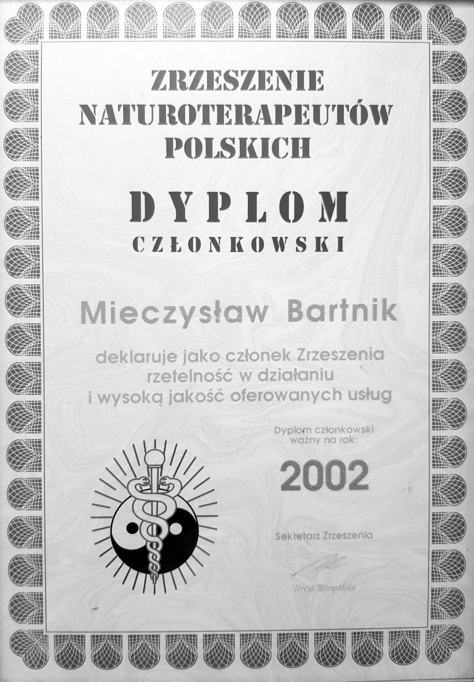Dyplom-mieczyslaw-bartnik-zrzeszenie-naturoterapeutow-polskich