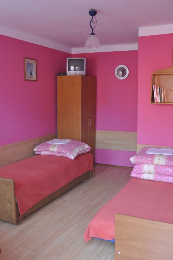 pokoj na wczasach terapeutycznych Maria i Mieczyslaw Bartnik